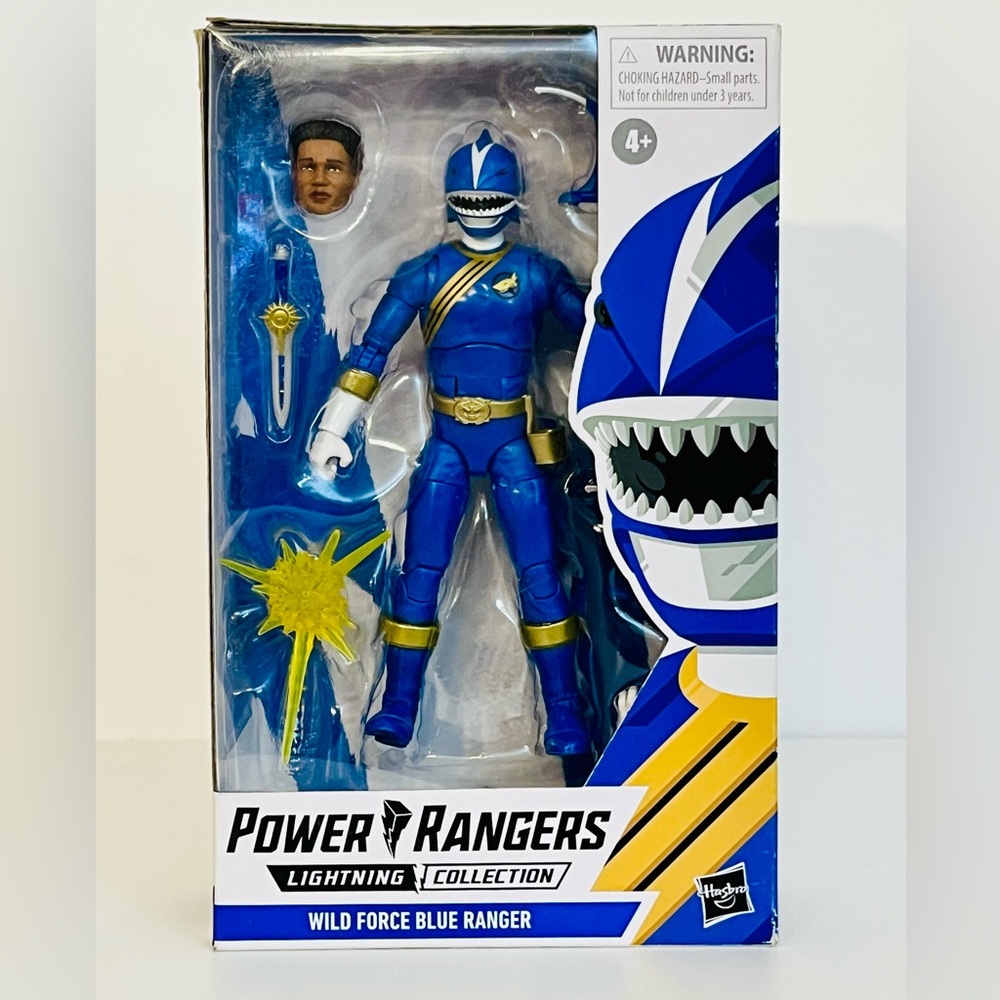 Power Rangers Lightning Collection Wild Force Blue Ranger 6” Action Figure